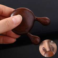 瑜伽刮痧刮痧按摩器 - 棕色 - 查看 4