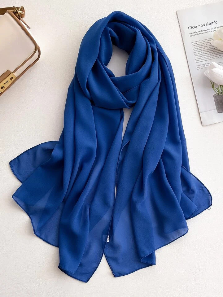 ladies royal blue scarf