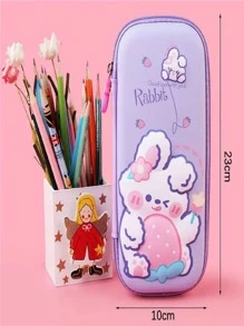 Estuche para lápices de gran capacidad 3D para niñas, de vuelta a la escuela, útiles escolares - Multicolor - Ver 7