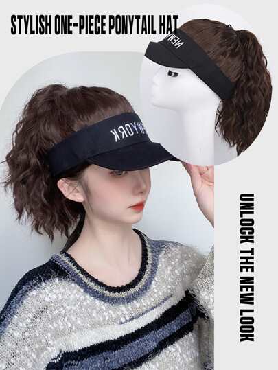 باروكات شعر اصطناعي منسوجة باروكات شعر مع قبعة