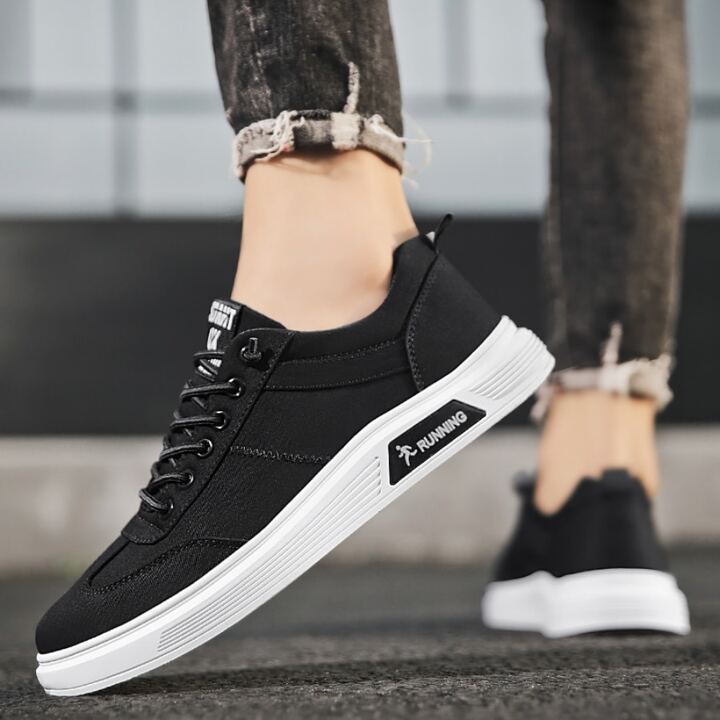 Men Letter Graphic Lace up Front Skate Shoes Sporty Outdoor