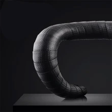 1 par anti deslizante absorción de impactos bicicleta cruzado cinta - Negro - Ver 3