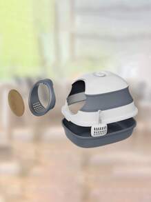 1pc Cat Litter Box With Shovel