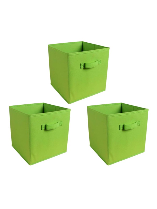 3pcs Solid Foldable Clothing Storage Box SHEIN USA