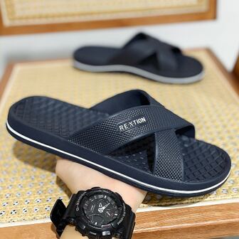 Men's Summer Sandals, Anti-slip Slippers, Fashionable Beach Flip Flops, Water Shoes, Size 41-45