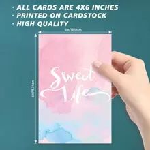 Màu hồng Phòng ngủ Trang trí tường Bộ Thẩm mỹ Áp phích Bộ dụng cụ , Trang trí tường Bộ , Màu hồng Phòng Trang trí tường , Đúng mốt Thiếu niên Cắt dán Bộ , Đối với Phòng ngủ Ký túc xá Đồ trang trí , Cô gái Trang trí phòng , Dễ dàng để cài đặt , 55 , Inch - Hồng - Xem 5