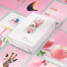 Màu hồng Phòng ngủ Trang trí tường Bộ Thẩm mỹ Áp phích Bộ dụng cụ , Trang trí tường Bộ , Màu hồng Phòng Trang trí tường , Đúng mốt Thiếu niên Cắt dán Bộ , Đối với Phòng ngủ Ký túc xá Đồ trang trí , Cô gái Trang trí phòng , Dễ dàng để cài đặt , 55 , Inch - Hồng - Xem 2