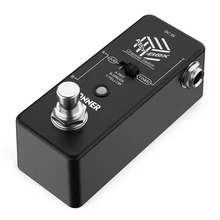 Donner Mini Guitar Effect Pedal ABY Box Line Selector AB Switch Noise Reduction for Electric Guitar Bass Home Studio Live Performance True Bypass - Black - View 1