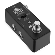 Donner Mini Guitar Effect Pedal ABY Box Line Selector AB Switch Noise Reduction for Electric Guitar Bass Home Studio Live Performance True Bypass - Black - View 5