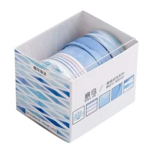 Băng Washi có hoa văn thực vật - màu nâu - Xem 9