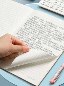 1pc Student Exercise Book, B5/a5 Size - Brown - View 1