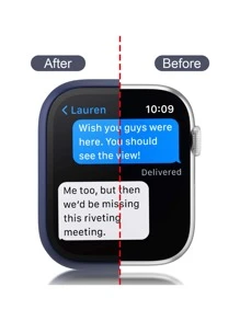 1 szt. Ochrona ekranu przed szpiegowaniem i 1 szt. Obudowa kompatybilna z zegarkiem Apple