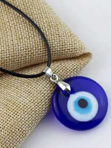 邪惡之眼吊墜項鍊 - 彩色 - 查看 4