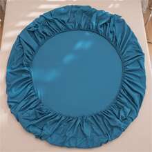 Tấm vải cashmere được chải dày có màu đặc - Xanh đậm - Xem 10