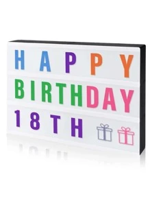 Led Luminous Box Sign Letters Colors - Multicolor - View 6