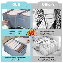 Hộp lưu trữ quần áo tối giản có tay cầm - Màu xám đen - Xem 6