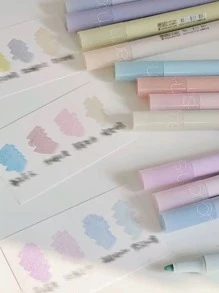 6pcs/set Mixed Color Highlighters