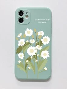 花朵印花手機外殼 - 彩色 - 查看 2