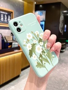 花朵印花手機外殼 - 彩色 - 查看 4