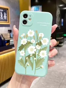 花朵印花手機外殼 - 彩色 - 查看 1