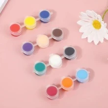 1set Acrylic Paint Set And Creative Fluid Bear Keychain Kit - Orange - View 6