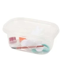 1set Acrylic Paint Set And Creative Fluid Bear Keychain Kit - Orange - View 5