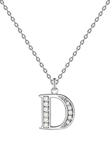 1 Đồng Thời Trang Nhiều Màu 26 Chữ Đá Trang Trí Mặt Dây Chuyền Vòng Cổ Cho Nữ Đeo Hàng Ngày - Nhiều màu - Xem 4