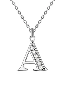 1 Đồng Thời Trang Nhiều Màu 26 Chữ Đá Trang Trí Mặt Dây Chuyền Vòng Cổ Cho Nữ Đeo Hàng Ngày - Nhiều màu - Xem 9