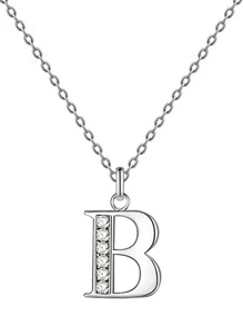 1 Đồng Thời Trang Nhiều Màu 26 Chữ Đá Trang Trí Mặt Dây Chuyền Vòng Cổ Cho Nữ Đeo Hàng Ngày - Nhiều màu - Xem 3