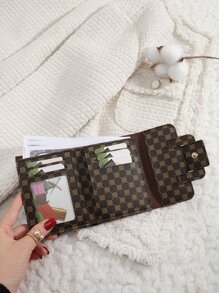 时尚零钱包 小号双折超薄女士钱包 迷你薄款轻便多层便携式身份证信用卡 简约时尚现代商务 周年纪念 圣诞节 情人节 生日礼物 女孩 女士 女包 学校用品 宿舍及返校 高品质真皮女士钱包 钱包 小钱包 - 咖啡棕 - 查看 3