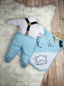 Baby Rompers - Babyblau - Übersicht 2