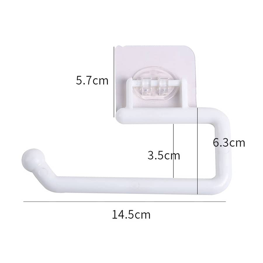 1pc Towel Rack SelfAdhesive, Wall Mounted Paper Towel Rack, Towel
