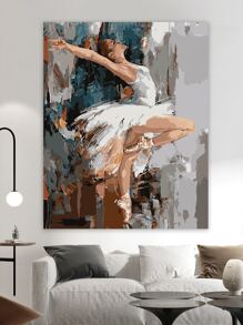 Set 1 di carattere design digitale Dipinto