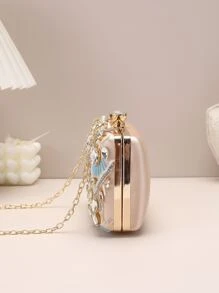 Long lanh lấp lánh, sáng bóng quyến rũ, thanh lịch, tinh tế Túi ly hợp buổi tối trang trí bằng đá mini, thích hợp cho túi đựng bữa tối, túi buổi tối cho cô gái tiệc tùng, phụ nữ, dành cho nữ Hoàn hảo cho bữa tiệc, đám cưới, vũ hội, bữa tối/tiệc, cho món quà tốt nhất cho phụ nữ - Rượu sâm banh - Xem 4