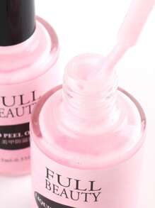 FULL BEAUTY 15ml Peel Off Latex Liquid Tape Protect Nail Polish Varnish Anti-Spill Latex Fast Dry Skin Care Tool With Tweezer - Multicolor - View 2