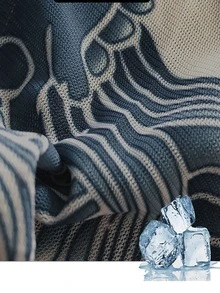 Geometric Pattern Fashionable Sun Protection Arm Sleeves, Universal Arm Warmers Autumn Outfits Halloween Costumes Black Arm Sleeve Gifts For Men