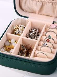 1 件深绿色珠宝收纳盒收纳盒 - 墨綠色 - 查看 5