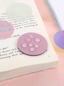 160 pièces Rond Waterproof transparent Autocollants , Semi-Transparent Marqueur De Page & Note autocollante Pour Bureau & Fournitures Scolaires