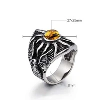 Rồng Mắt Nhẫn / Da rắn Mắt Nhẫn / Đúng mốt Không giới tính Qủa tặng Nhẫn / Mở Nhẫn - Màu xanh lam - Xem 5