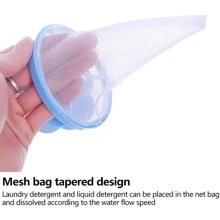 4入組洗衣機除毛捕集器過濾網袋清潔球袋臟纖維收集器過濾器洗衣球盤，洗衣機羊毛網袋，可重複使用家用毛髮過濾器 - 彩色 - 查看 7