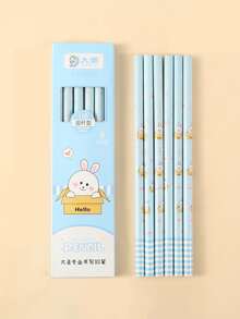 6支裝隨機包裝卡通HB學生書寫鉛筆 - 彩色 - 查看 7