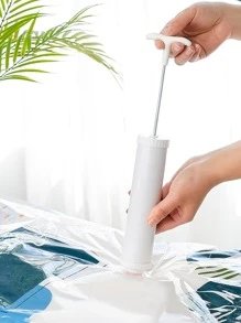 1 túi nén chân không cho quần áo, chăn, áo khoác, túi di chuyển và đóng gói - trắng - Xem 6