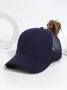 Sombrero de camionero unicolor - Azul Marino - Ver 1