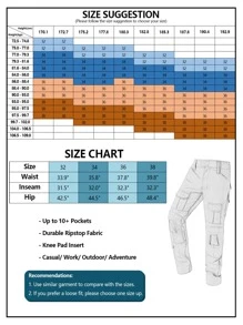 Men's Hiking Pants Camo Travel Pants Lightweight Work Pants Outdoor Work Cargo Pants Multi-Pocket Workwear - 軍綠色 - 查看 6