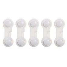 5pcs Adjustable Baby Child Drawer Locks - White - View 8