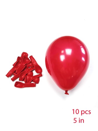 5英寸10个/30个金属镀铬气球乳胶气球金银绿婚礼生日快乐气球情人节母亲节气球派对装饰