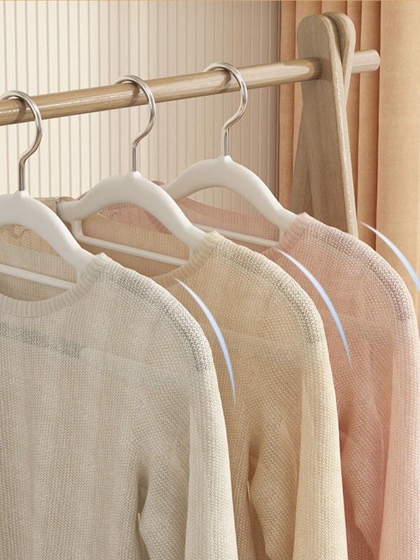 5pcs Light Grey Hangers SHEIN USA