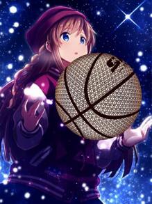 Glow In The Dark Basketball - White - View 2