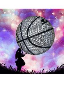 Glow In The Dark Basketball - White - View 1