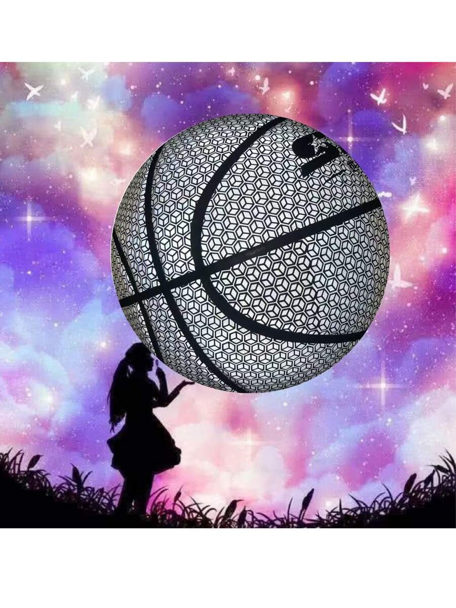 Glow In The Dark Basketball - White - View 1